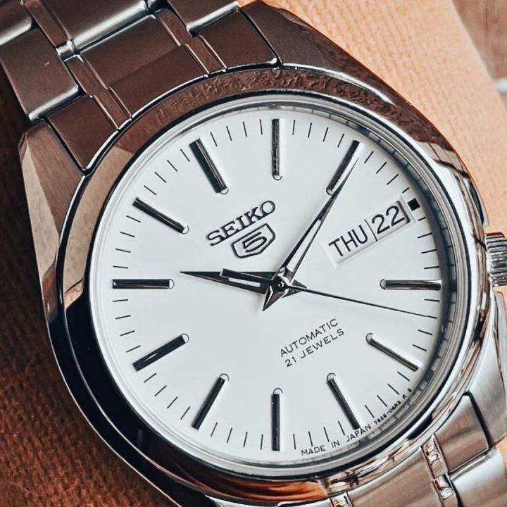 Creationwatches] Seiko 5 (Japan Made) Automatic Silver Stainless Steel Band  Mens Watch SNKL41 SNKL41J1 SNKL seiko snkl41j1 | Lazada Singapore