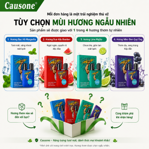 🌿💨 Thanh Hít Thơm Thông Mũi Chống Say Xe CAUSONE – Cooling Nasal Inhaler Stick