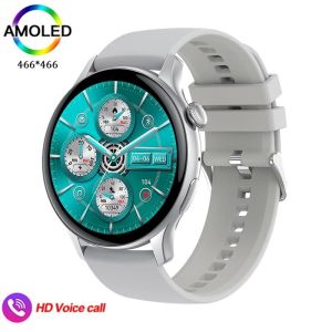 2025 XIAOM1 Smartwatch Women 女士手表 AMOLED GPS NFC Always on Display Clock Bluetooth Call Voice Control IP68 Waterproof  Fitness Bracelet Smartwatch Men For iOS Android