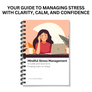 Mindful Stress Management Guide - Stress Relief Journal Calm Workbook Daily Tracker & Coping Techn