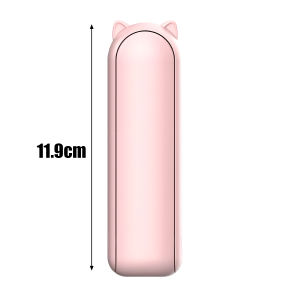 พัดลมมือถือขนาดเล็ก / พัดลมพกพาแบบชาร์จ USB พร้อมพาวเวอร์แบงค์ / พัดลมความเร็วสูงสำหรับกลางแจ้งในฤดูร้อน พัดลมเทอร์โบมือถือแบบปรับได้