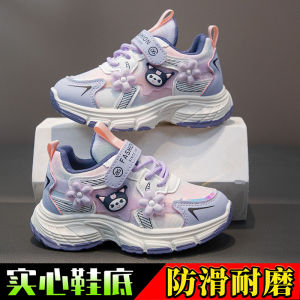 Christmas Gift Halloween Sanrio Children Kuromi Dad Shoes Teenagers Cartoon Anime Casual Shoes Sweet Girls Autumn New Sports Shoes Student Running Shoes