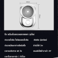 เครื่องโกนหนวดไฟฟ้าแบบพกพากันน้ำ ที่โกนหนวดไฟฟ้า มีดโกนหนวดไฟฟ้าล้างทำความสะอาดได้ ชาร์จด้วยUSB. 