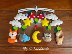 Đồ chơi treo nôi kích thích thị giác cho bé từ 0 - 12 th