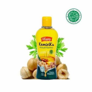 𝗝𝗨𝗡𝗞𝗜𝗘 𝗠𝗔𝗞𝗘𝗨𝗣 -HAPPY KEMIRIKU MINYAK RAMBUT 100ML