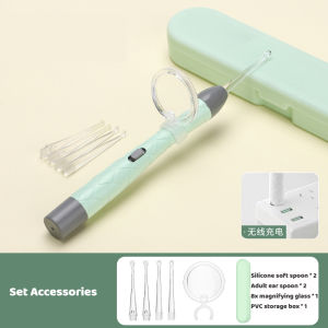 LED Flashlight Ear Cleaning Tools Baby Ear Spoon with Magnifying Glass Adult Ear Care and Cleaning