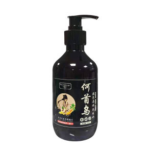Black hair shampoo Herbal essence shampoo Anti-dandruff and anti-itch nourishing white hair shampoo 300ml Polygonum multiflorum Natural White Hair To Black Herbal ingredient