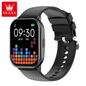 OLEVS นาฬิกาอัจฉริยะสำหรับผู้หญิงนาฬิกาจอ HD นาฬิกากีฬาโทรผ่านบลูทูธมีอัตราการเต้นของหัวใจมีออกซิเจนในเลือดสมาร์ทวอท์ชติดตามแบบสปอร์ตสำหรับแอนดรอยด์สมาร์ทโฟนทุกรุ่นสามารถใช้งานได้ยาวนาน