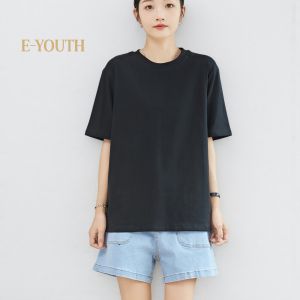 Eyouth 13100 Essential Cotton Crew Neck Tee