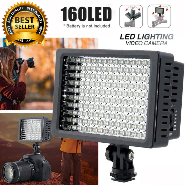 160 LED Video Light for Camera DV Camcorder Canon Nikon Sony