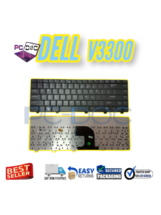 Brand New Keyboard Replacement for Dell Vostro 3300 3400 3500 V3300 ...