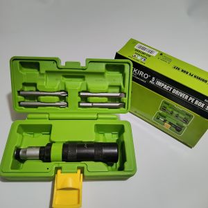 Tekiro Obeng Ketok Set Lengkap 11 Pcs Impact Driver Wrench / Obeng Getok Baja / Mata Obeng Ketok