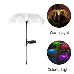 Solar Lights for Outside 7 Colors Changing Jellyfish Lights Outdoor Waterproof Solar Flowers Garden Lights for Yard Pathway Lawn Festival Wedding Party Decoration