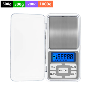 Jewelry Scales Weight Diamond Balance Kitchen Weighing Digital Pocket Mini Scale Bathroom 100g/200g/300g/500g/1000g 0.01g 0.1g2026