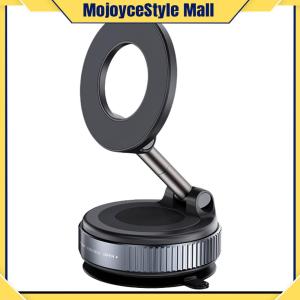 Magnetic Vacuum Adsorption Car Phone Mount Folding Mobile Phone Stand Universal GPS Navigation Stand Fit for iPhone 16/15/14/13/12 Plus Pro Max Mini