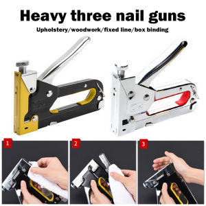 GreenEarth Manooby Multitool Nail Staple Gun Furniture Stapler for Wood Door Upholstery Framing Rivet Gun Kit Nailers Rivet Tool Nietzange