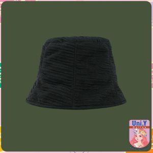 Fashion พร้อมส่งจากไทย หมวกบัคเก็ต ลายผ้าย่น ดีไซญี่ปุ่นออกแบบ หมวกแฟชั่น  Bucket Hats