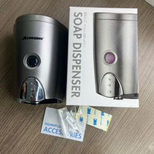 Hộp đựng xà phòng treo tường DH-600 dung tích 500ml chất liệu ABS siêu bền cho phòng tắm toilet khách sạn