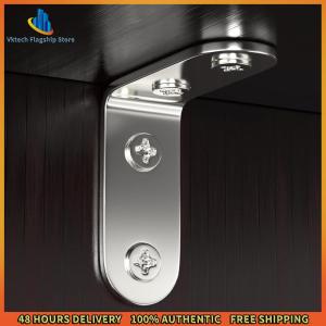【Clearance sale processing】 L Shaped Furniture Joint Bracket Stainless Steel Cabinet Connector Brackets Cabinet Support Frame for Shelves Repairing
