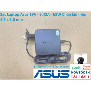 ️ Sạc Laptop Asus 19V - 3.42A - 65W Chân kim nhỏ 4.5 x 3.0 mm