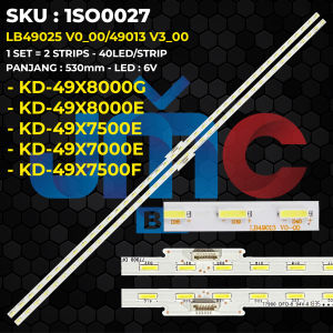 Backlight TV SONY 49 Inch KD-49X8000E 49X8000G 49X7500E 49X7500F 49X7000E LB49025 V0-00/49013 V3-00