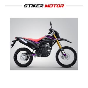 CRF01 Striping Stiker Sticker Honda CRF 150L Motif Ori Variasi List Simple Racing Grafis Lz