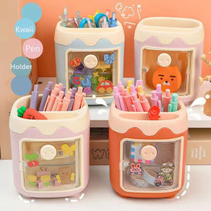 Creative Fashion Cute Desktop Office Storage Box Multi-function Pencil Holder School Supplies Desk Organizer Stationery