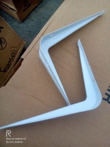 SIKU RAK BESI L PUTIH UK 4 X 5 INCH 14 X 10 CM / PENYANGGA AMBALAN PER 1 PCS