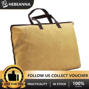 hebeanna ถุงใส่ของแบบใสนอนวูฟเวนผ้าห่มผ้าห่มมีซิปถุงเก็บของกันฝุ่นใช้ในครัวเรือนกระเป๋าโท้ทหลายขนาด