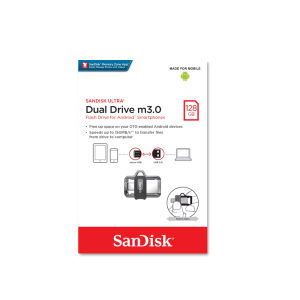 USB OTG SanDisk Ultra 128GB Dual Drive m3.0 (Bạc)  Nhat Tin Authorised Store