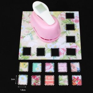 FOUNDTWO Tự làm Dập viền tem Tiết kiệm lao động Sáng tạo Đục lỗ tròn Văn phòng phẩm Cắt giấy Máy đục lỗ răng Sổ tay scrapbook