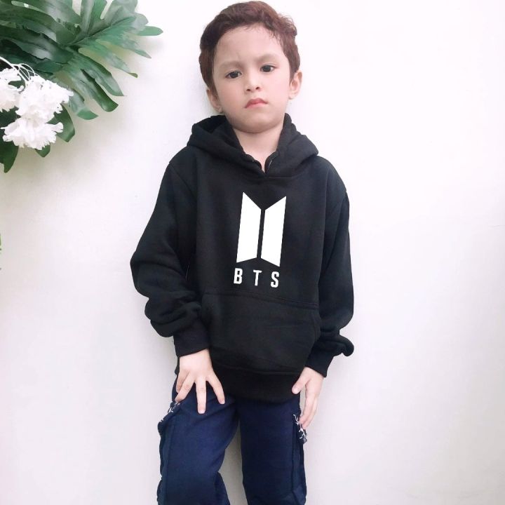 KOREAN BTS LOGO TRENDING HOODIE JACKET FOR KIDS 4 13 YEARS OLD MEN AND WOMEN UNISEX. Lazada PH