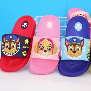 Kids Slide Sandal Boy and Girl Anti-slip Slippers PAW Patrol Cartoon Homewear Shoes