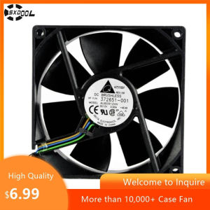 For Delta AUB0912VH 9CM 12V 0.6A Dual Ball Bearing High-Speed Cooling Fan for PCs Servers and High-Performance Cooling