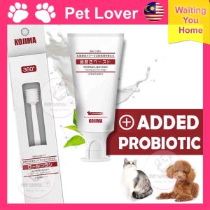 KOJIMA 360 Pet Toothbrush Berus Gigi dan Ubat Gigi Kucing Cat Toothpaste and Tooth Brush Cat Brush Teeth Cat Toothbrush 360 宠物牙刷