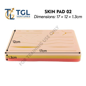Silicone Skin Pad With Wounds Skin Model For Surgical Training Suture Practice Training Use