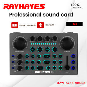 RAYHAYES A3 Sound Card Professional Studio for PC Live Streaming