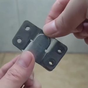 8pcs Stainless Steel Flush Mount Bracket Furniture Interlock Bracket With Screws Connector