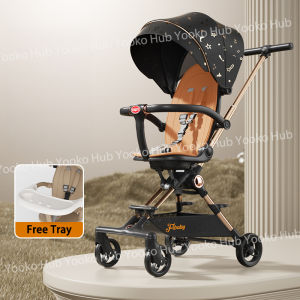Lightweight Baby Stroller for Baby &Toddler Travel 360° Reversible SeatFoldable Pocket Stroller