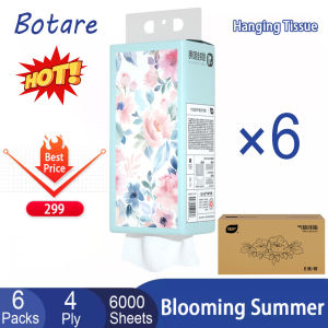 【Buy 4 Free 2】Botare Facial Tissue Paper Soft Thick Lint Free Oil Absorbent For Home Kitchen Bulk Value Pack Last Up To 6 Months Safe Whole House Use Toilet Paper Hanging Tissue Paper