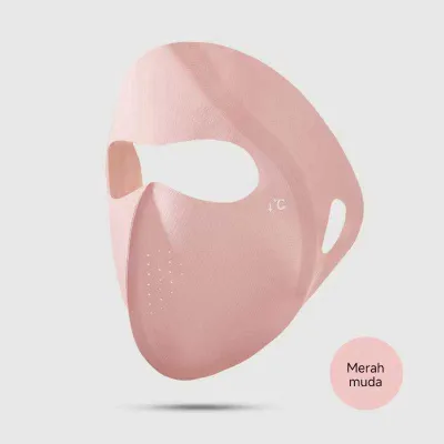 Masker Wajah Uv Protection Full Face Pelindung Dari Sinar Matahari / Masker Ice Silk Anti UV Unisex / Pelindung Wajah Penuh untuk Outdoor Motor Sepeda