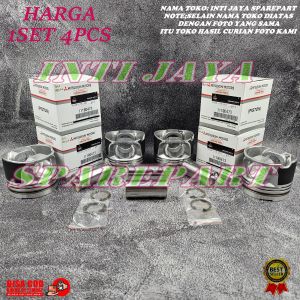 PISTON KOMPLIT STD STANDAR KOMPLIT MITSUBISHI TRITON ALL NEW 4N15 KL1T AXCEED 1110D473 1SET 4PCS