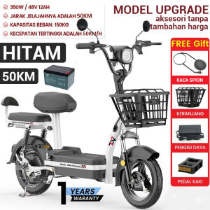 AZ Sepeda listrik dewasa Sepeda Listrik Sepeda Motor Listrik 48v 12ah sepeda listrik Dengan Pedal Baterai graphene