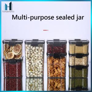 【Homelements】5Pcs Sealed Food Organizer Large Capacity Dry Food Storage Case Moisture-proof Cereals Container for Kitchen Storage(1300+700*2+460+950)