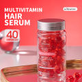 Hair Treatment Serum 40 Capsules， Hair care Oil，Vitamins A, E, Pro B5 - Repair hair roots, nourish thick hair, smooth frizz Conditioner for Women & Men. 