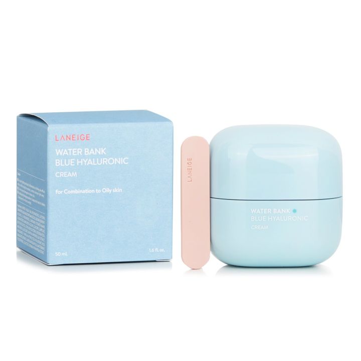Laneige Water Bank Blue Hyaluronic Cream 50ml for Combination to Oily Skin