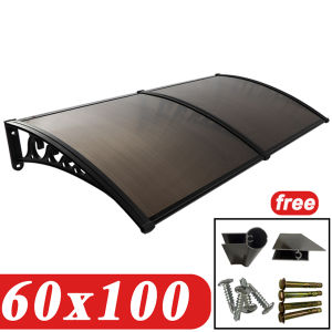 Matibay na tolda Canopy na waterproof sunproof fireproof at madaling i-install Waterproof With Frame Canopy 60 x 60cm/80 x 100cm for Door and Window Silent Outdoor Rain Cover Sun Protection Canopy
