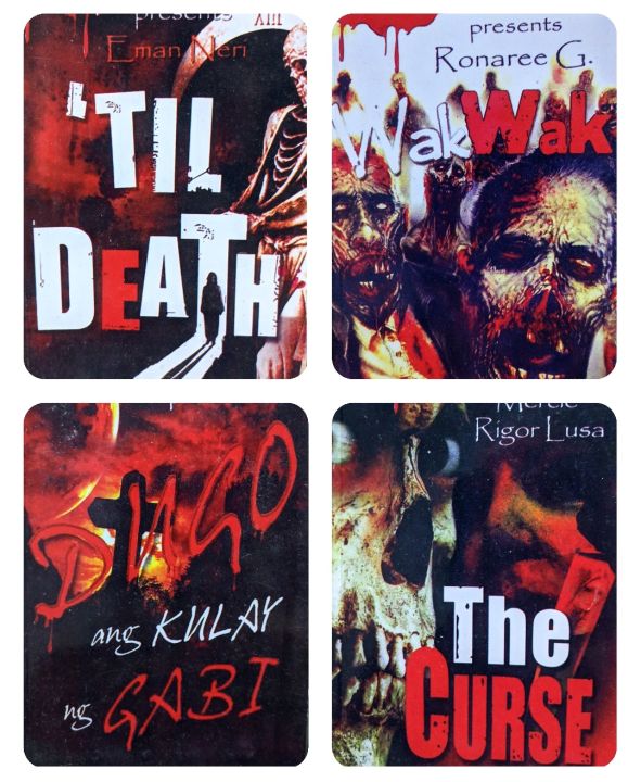 Bundle of 4 Pocketbook Tagalog Horror Stories Lazada PH