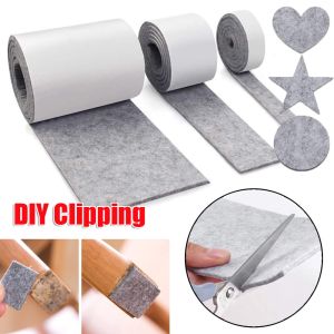 2/3/4/5/10cm*100cm Anti-slip Self-adhesive Floor Protector Pads Mute Wear-resistant Furniture Leg Sofa Table Back Felt Chair Feet Mat