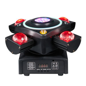 ไฟดิสโก้ ไฟเวที ไฟเทค ไฟมูฟวิ่งเฮด 4แขนไฟ KTV Moving Head LED ไฟปาร์ตี้.